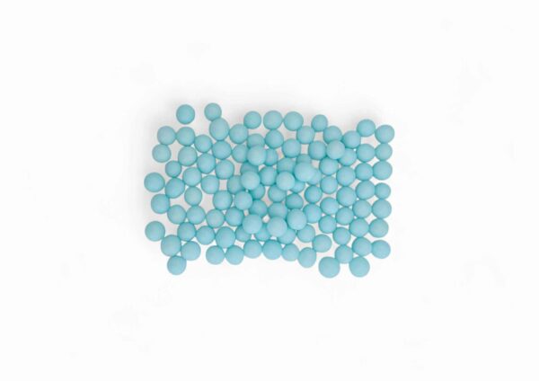 Zilas krāsas glazūras, 6–8 mm, 100 g