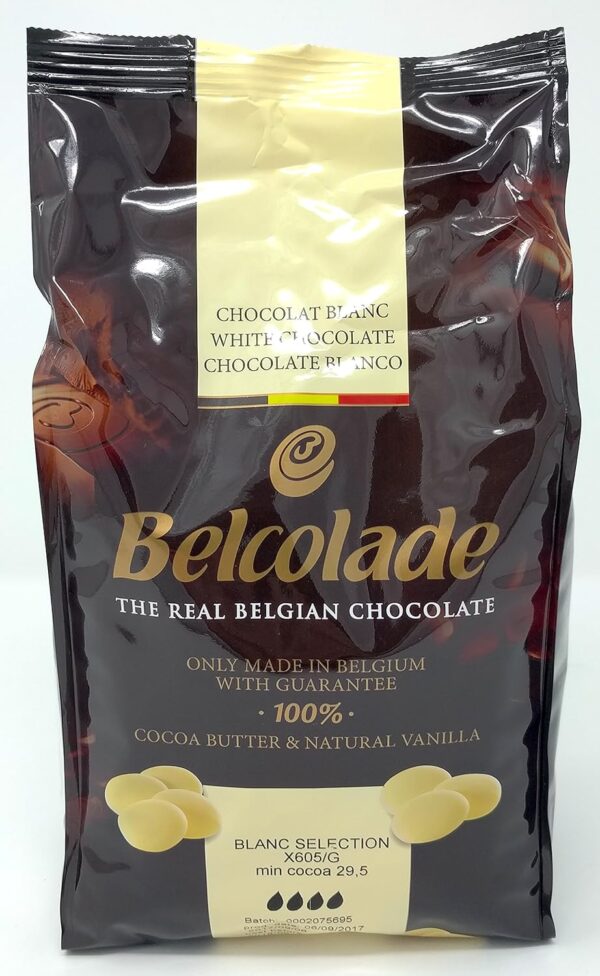 Belcolade baltā šokolāde (31%), 1 kg