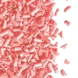 Šokolādes dekors “Rozā lapiņas”, 100 g