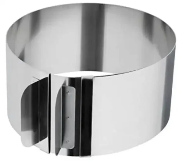Regulējams cepšanas gredzens, 16–30 cm