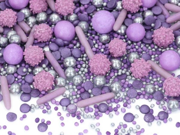 violetas sprinkles Dekoratīvie pabarstījumi